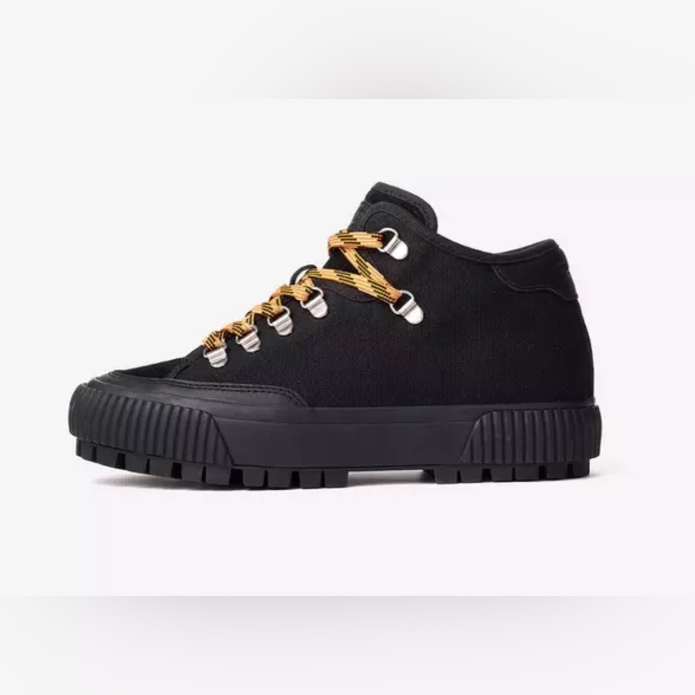 RAG AND BONES ARMY HIKER LOW TOP SNEAKERS BLACK SIZE US 7 WOMENS